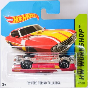 ERRO Hot Wheels Vintage! &#39;69 Ford Torino Talladega - Oficina de HW: Muscle Mania Rare Find