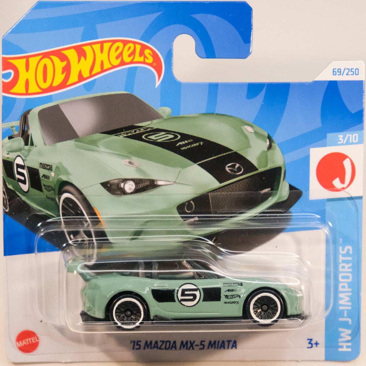 ミニカー '15 MAZDA MX-5 MIATA Hot Wheels Hot Wheels Green '15 Mazda MX-5 Miata Kids Model JDM Diecast