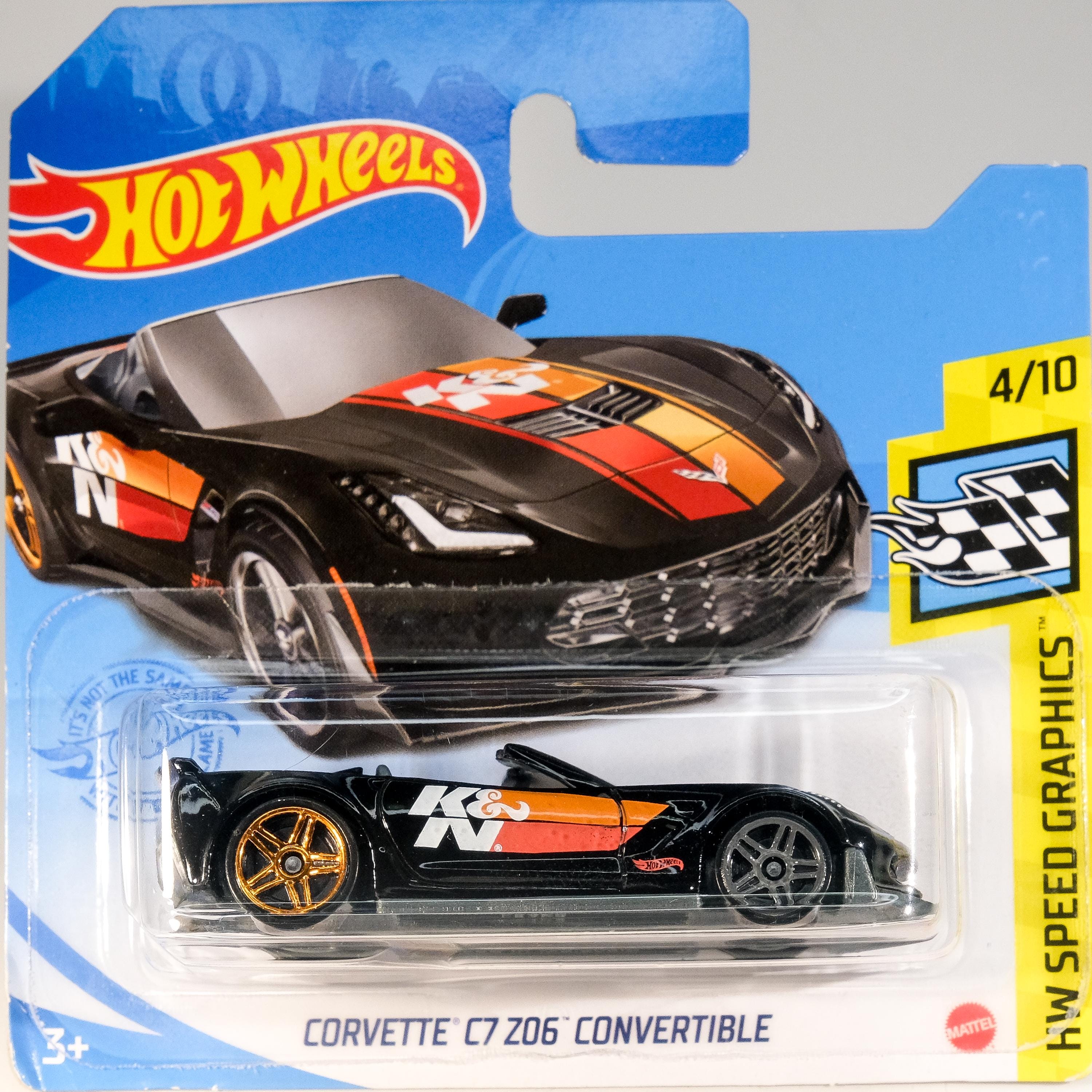 Hot Wheels Corvette C7 Z06 Convertible - HW Speed Graphics - Etsy