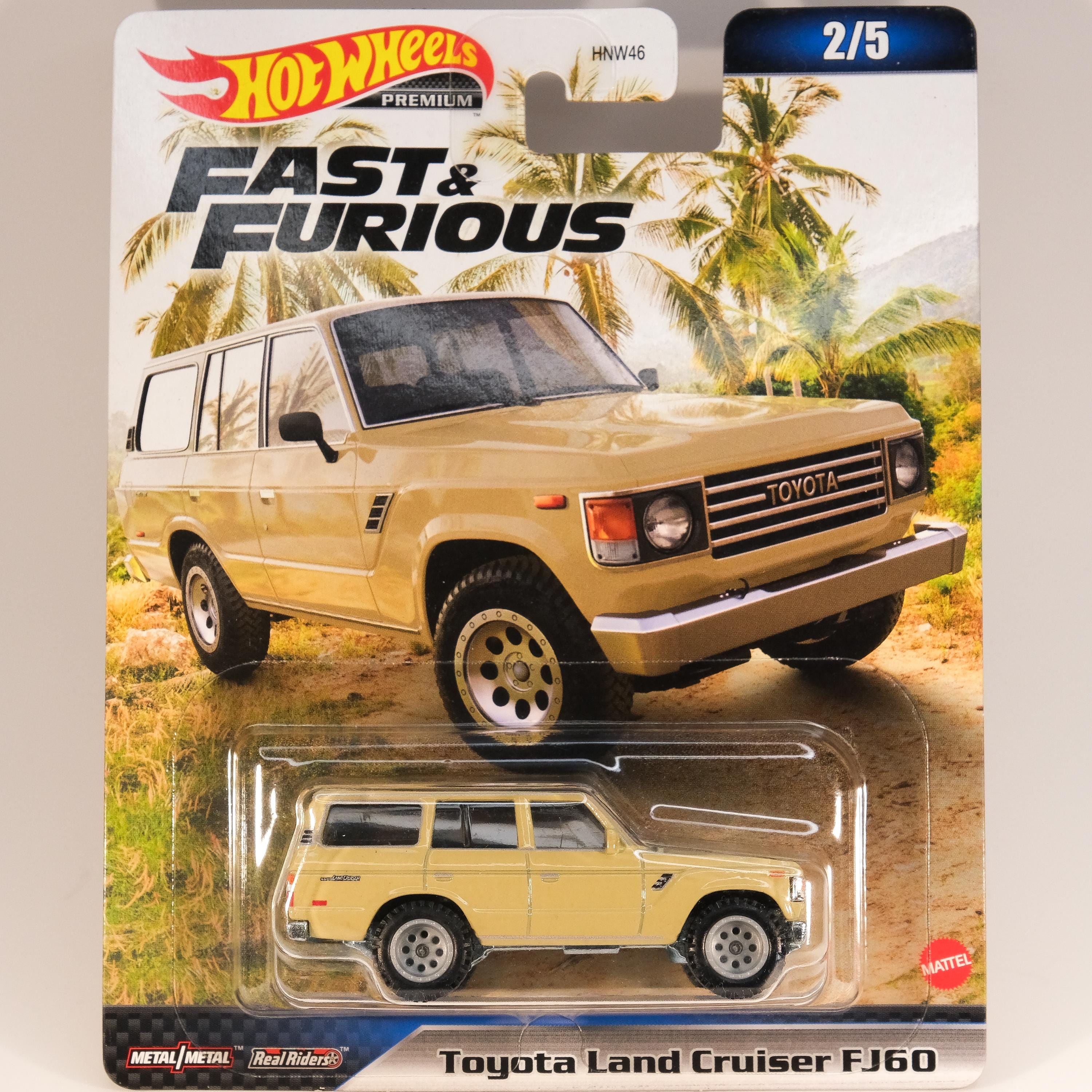 Hot Wheels Premium - Fast & Furious Toyota Land Cruiser FJ60