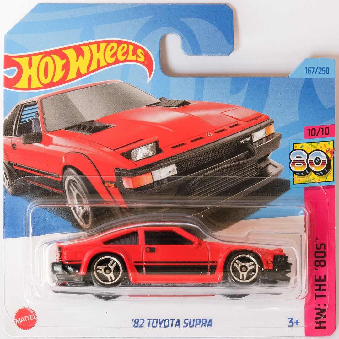 '82 Toyota Supra Hot Wheels 2023年製 Hot Wheels 2023 '82 Toyota Supra Red HW: The 80's #10/10 (Lot of 1