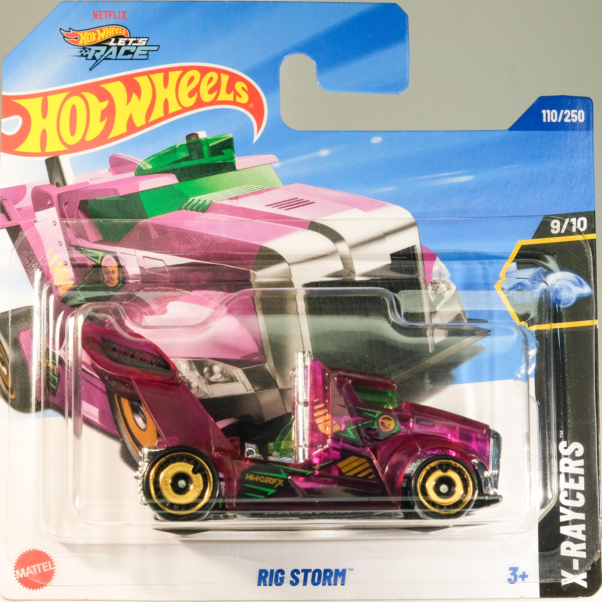Hot Wheels Rig Storm (treasure Hunt) - X-raycers (netflix Hot