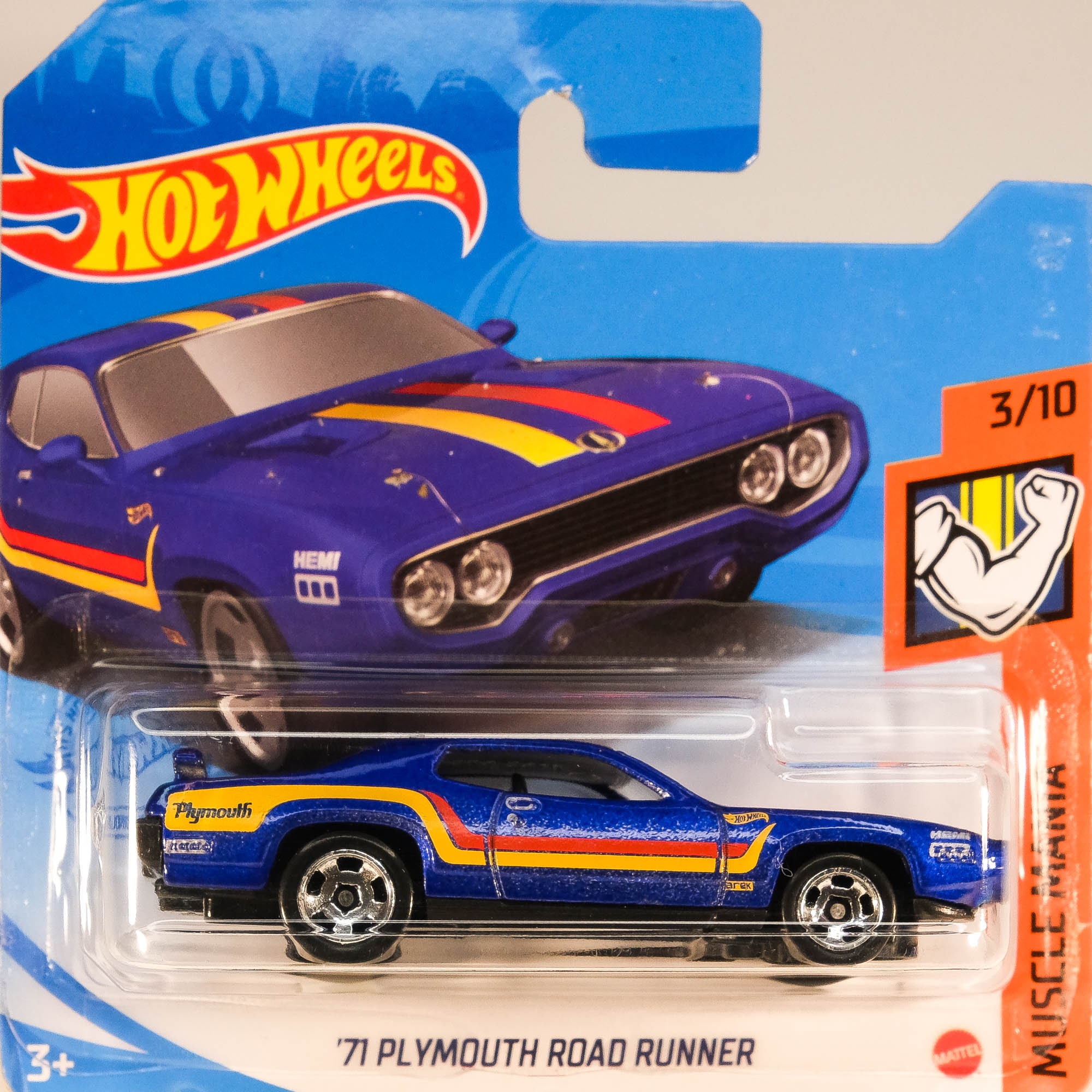 Hot Wheels '71 Plymouth Road Runner - Muscle Mania - Etsy