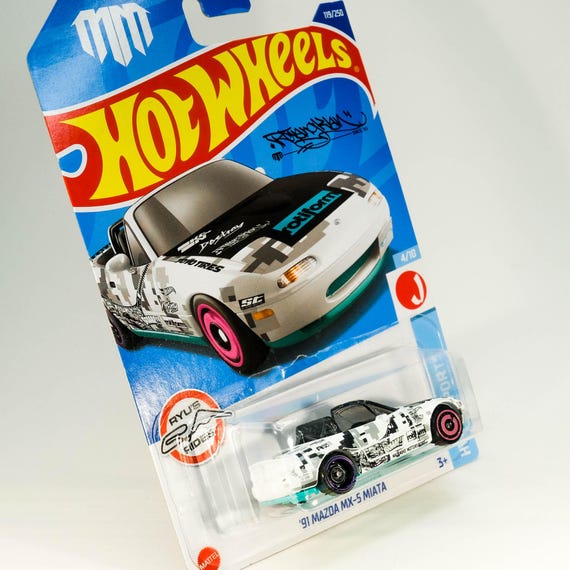 Hot Wheels Mazda MX-5 Miata '91 - Mad Mike Motorsport (2022) - Etsy