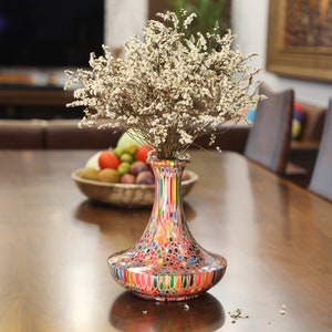 Colored pencil vase for sale cheap