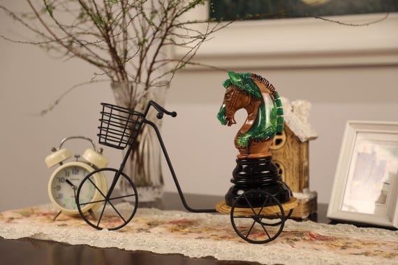 Special Giant Chess Piece - the Knight Chess Wood With Resin for