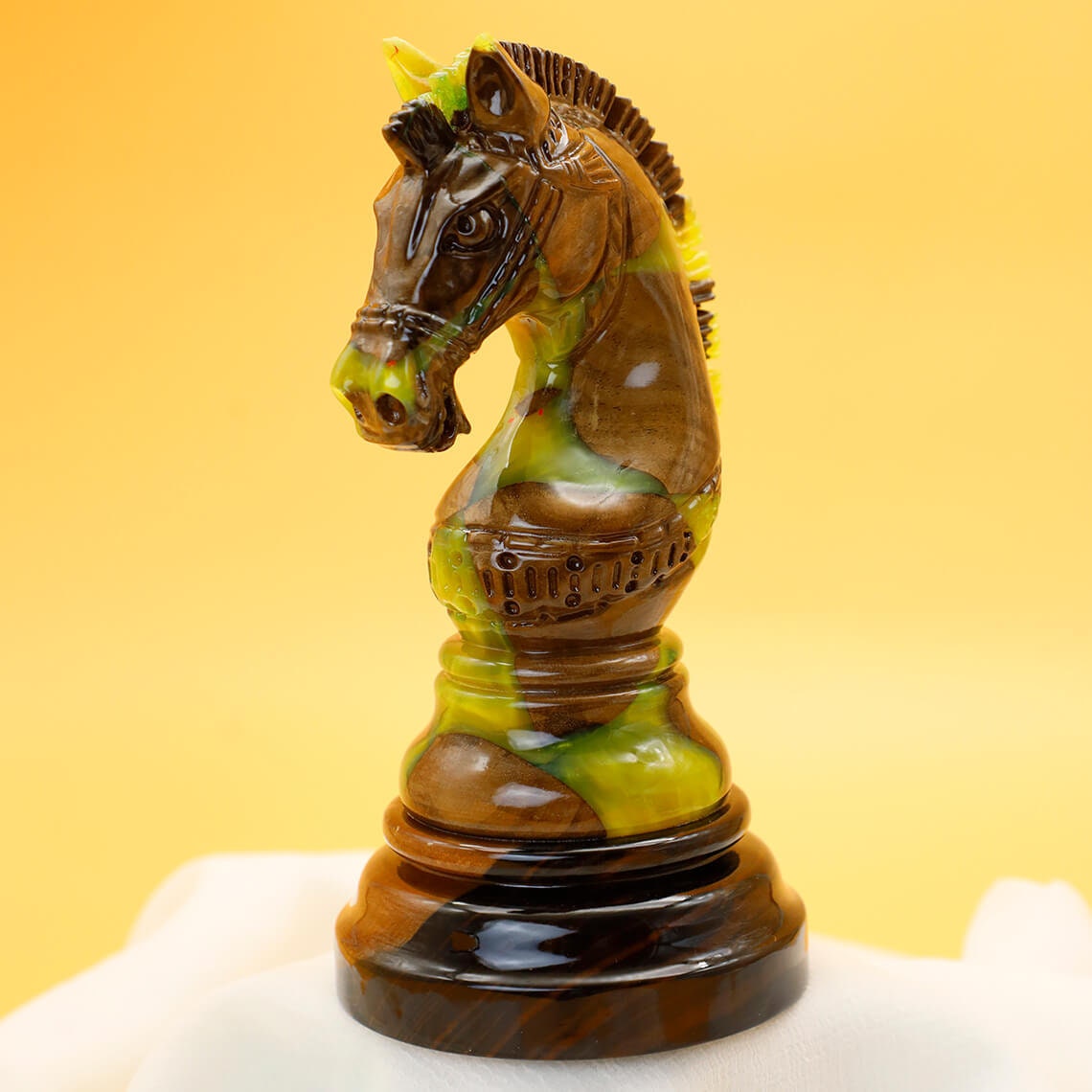 Giant Ivory Knight Chess Piece Statue 12.25 Horse DWK World of Wonders  #DWKWorldofWonders