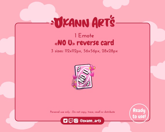 UNO reverse heart card | Sticker