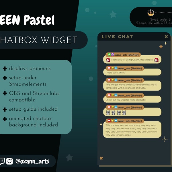 Green Obs Chat Widget - Etsy