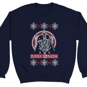 Darth Vader Unisex Funny Christmas Sweatshirt - Ugly Christmas Sweater Darth Vader Star Wars - Holiday Season