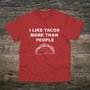 I LikeTaco-shirt, mensen shirts, taco-shirt, Taco Tuesday, taco-shirt heren, grappig taco-shirt, fitness taco-shirt, grappig taco-shirt, taco's