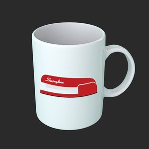 Office Space, Milton, Stapler, Movies, Mugs With Sayings, Work Mug, Gift Mug, Gift for Coworker, Mug, Great Gift, Films, Cult Classics, Red