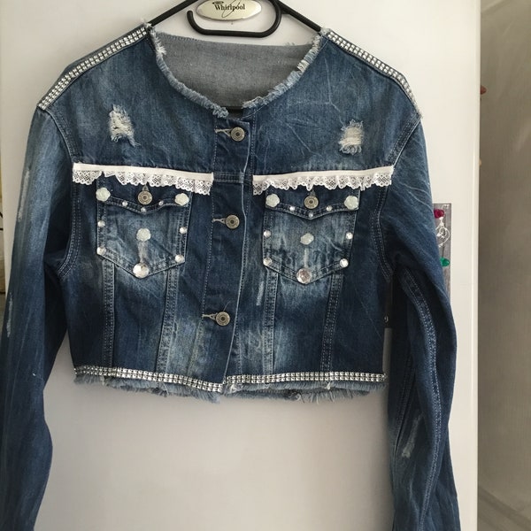 Veste jeans relooker