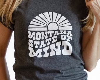 Montana State of Mind SVG: State Vector Cut Files (Digital Download)
