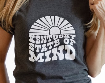 Kentucky State of Mind SVG: KY Word Art, Cricut Cut File (Digital Download)