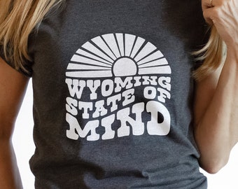 Wyoming State of Mind SVG: file vettoriali tagliati del Wyoming (download digitale)