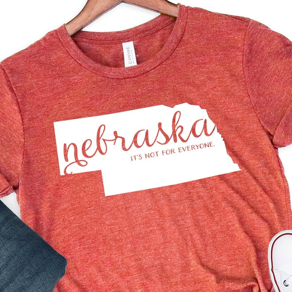 Nebraska Slogan SVG files - Nebraska word art - Nebraska Not for Everyone svg - cut files for cricut - Nebraska vector