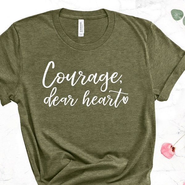 Courage Dear Heart SVG - Inspirational svg - Narnia Quote svg - Courage cut files for cricut - Courage Dear Heart vector