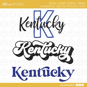 Kentucky SVG files - Kentucky word art - States svg - Kentucky cut files for cricut - Kentucky vector