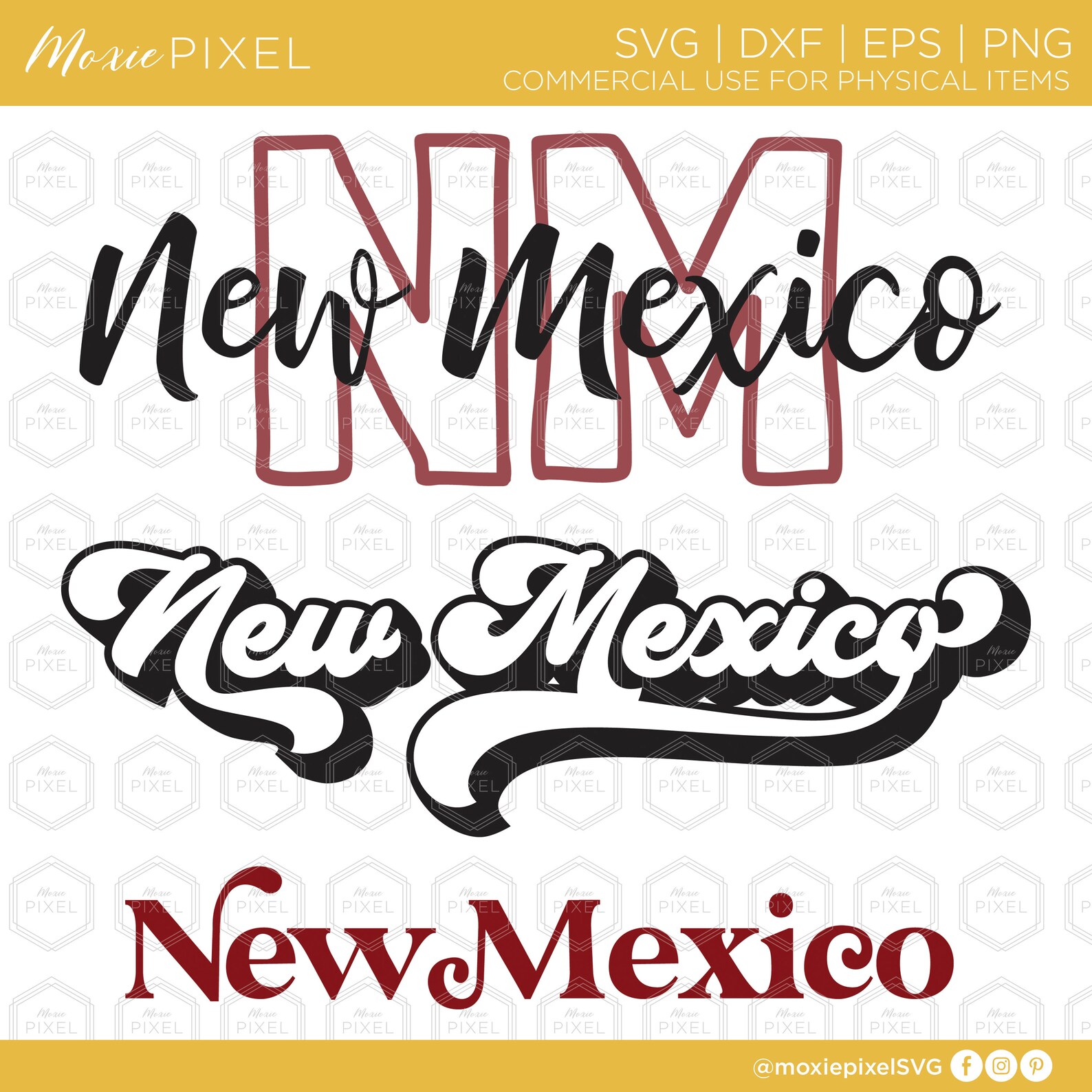 New Mexico SVG files New Mexico word art States svg New Etsy