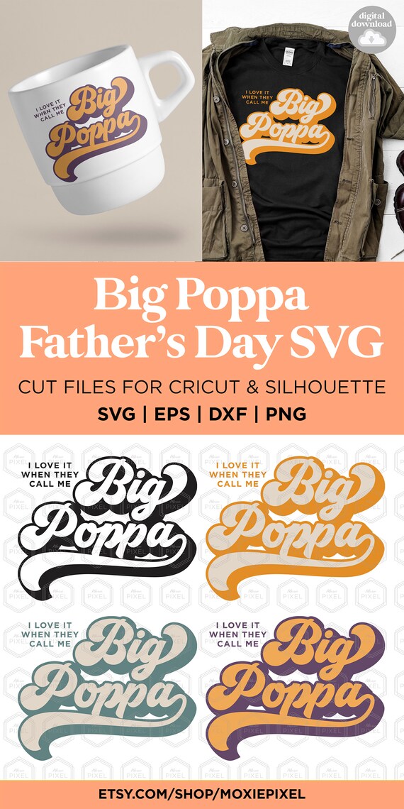 Love It When You Call Me Big Poppa, Funny Father's Day Greeting Card Love It When You Call Me Big Poppa, Funny Father's Day Greeting Card