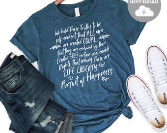 Constitution Word Art SVG: Patriotic USA Clip Art Cut Files