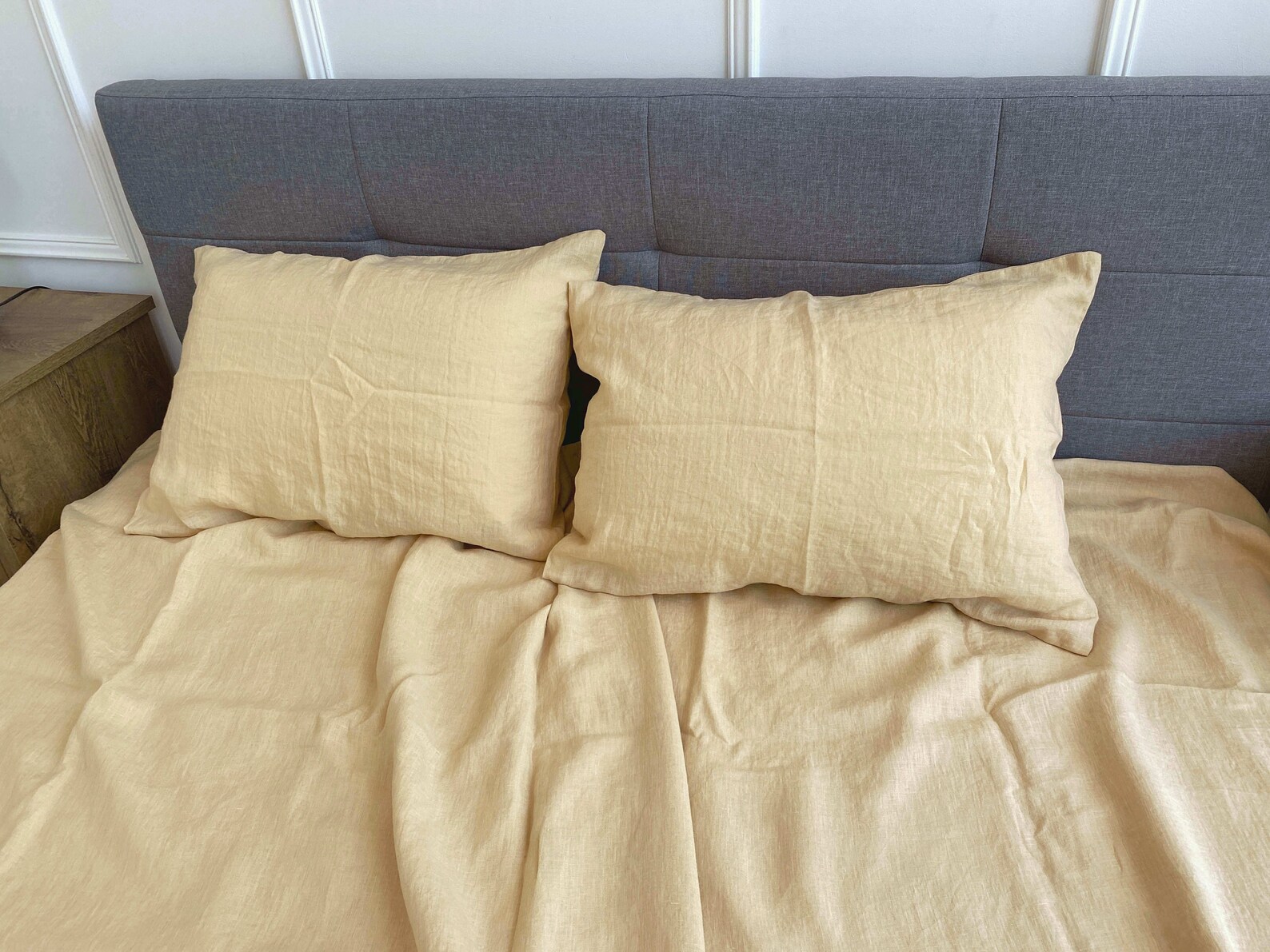 Caramel Linen Pillowcase Handmade Linen Pillow Cover In Etsy Uk