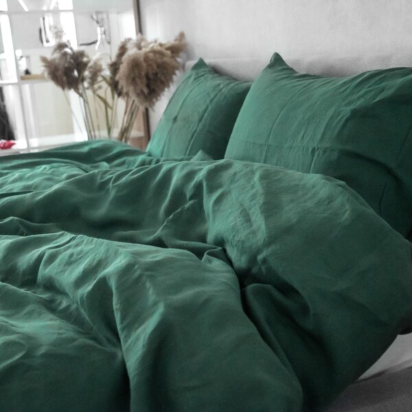 Forest Green Duvet Cover Etsy