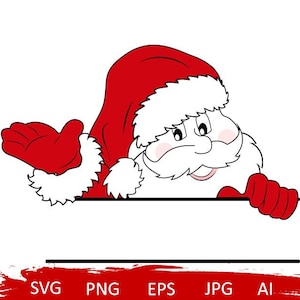 Père Noël svg, visage du père noël svg, nom du père noël svg, cadre du père noël svg, monogramme divisé du père noël, svg de chemise de noël, cadre de noël