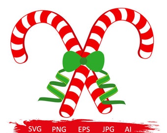Süßigkeiten Rohr Svg, Candy Cane SVG-Datei, Cricut, Silhouette Süßigkeiten Rohr Svg, Weihnachten Svg, Weihnachten Candy Canes Svg, Urlaub Süßigkeiten ClipArt Svg