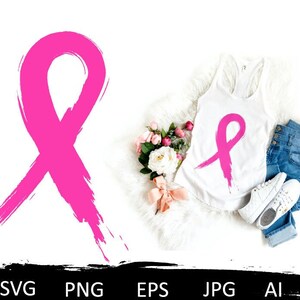 Cancer Ribbon SVG, Awareness Ribbon SVG, strong woman svg,pink ribbon svg,hope svg, cancer svg,breast cancer ribbon svg,pink ribbon clip art