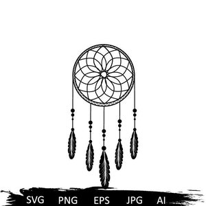 Łapacz snów svg, pióro svg, boho svg, łapacz snów png, indyjski svg, sen svg, plik do cięcia łapacza snów, łapacz snów cricut, koszulka łapacz snów