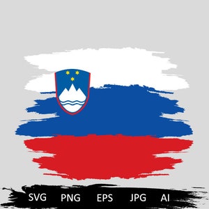 Slovenia flag svg, distressed Slovenian flag svg, Slovenia flag svg file,Slovenia flag vector,Slovenia flag clipart, National Slovenian Flag