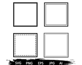 Frames svg,square frame svg,monogram frame svg,border svg,frame clipart svg,picture frame svg,photo frame svg,geometric frame svg, frame svg