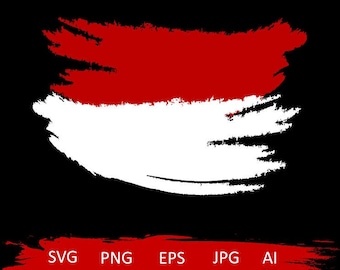 Indonesia Flag svg, Indonesia flag shirt,distressed Indonesia flag svg,Indonesian flag clipart,Indonesia flag vector,Indonesian flag designs