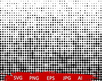 Semitono SVG, lunares SVG, patrón abstracto SVG, círculos SVG, lunares PNG, manchas SVG, círculo punto SVG, patrón abstracto de manchas, fondo de círculos