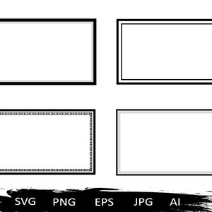 Rahmen Svg, Rahmen Svg, Bilderrahmen Svg, Fotorahmen Svg, Rahmen Clipart, quadratische Rahmen Svg, Monogramm Rahmen Svg, Label Svg, geometrische Rahmen Svg