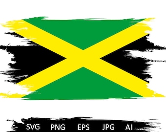 Distressed Jamaica flag svg, Jamaican flag svg, Reggae jamaica, Reggae flag svg, Bob Marley flag svg, patriotic svg, Jamaica flag svg design