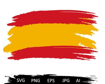 Flag Spain svg,spain country svg,spanish nation flag svg,spain flag clipart,Spain country symbol,spain flag svg,png,eps,Flag Spain svg files