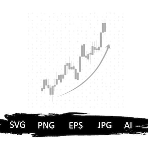 Gráfico de velas japonesas, svg de mercado, svg de bolsa de valores, svg de análisis técnico, svg de crecimiento, svg de comerciante, svg de estadísticas, svg de marco temporal.