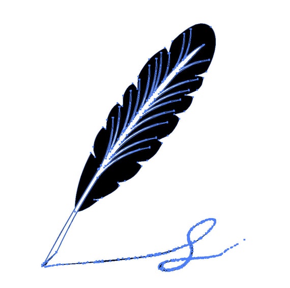 Feather quill outlet