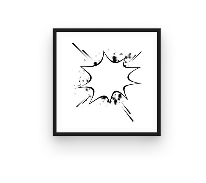 Comic Book SVG, Callout Bomb, Explosion Stars , Blast Smoke SVG ...