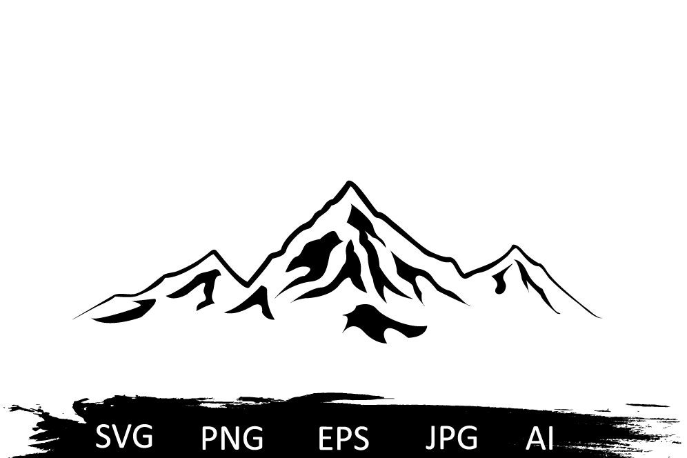 Range Mountains Svg Mountain Svg Camping Svg Outdoors Svg - Etsy