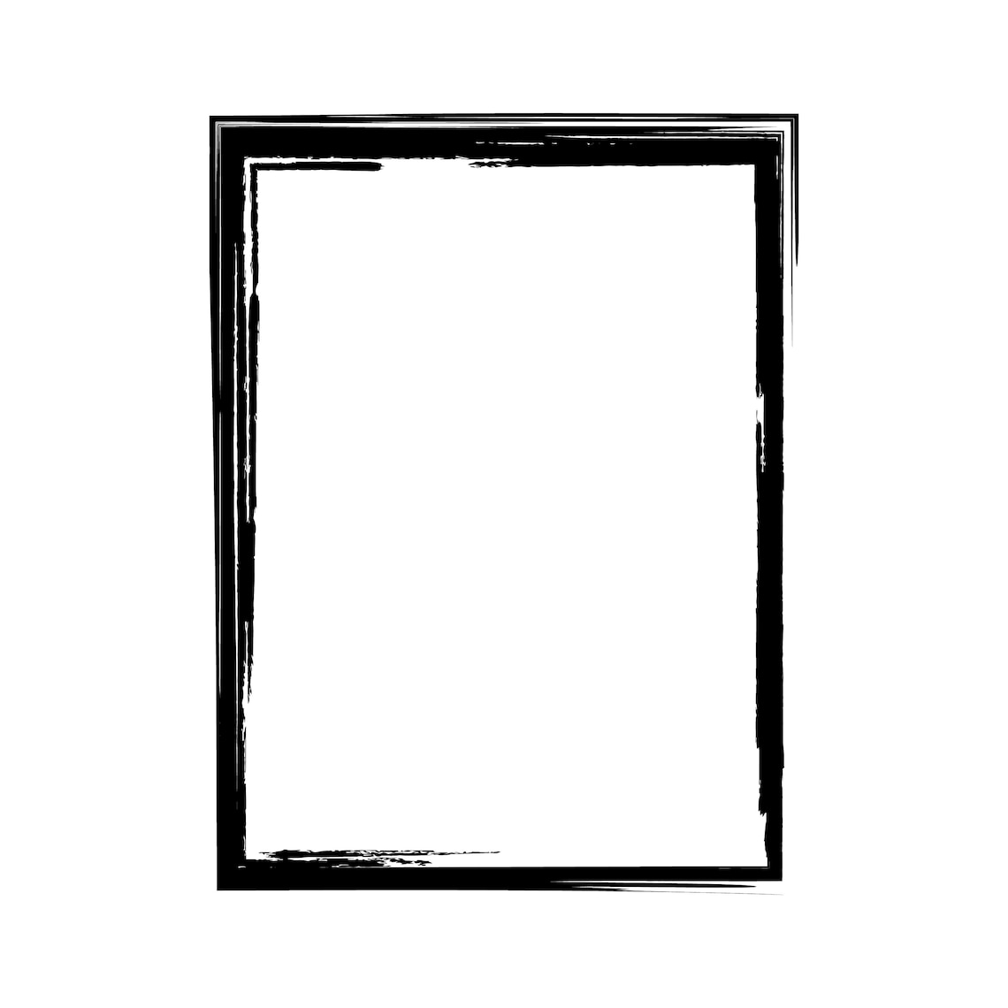 Rectangle Frame Svgsquare Frame Svg Border Svg Double Frame Etsy Canada