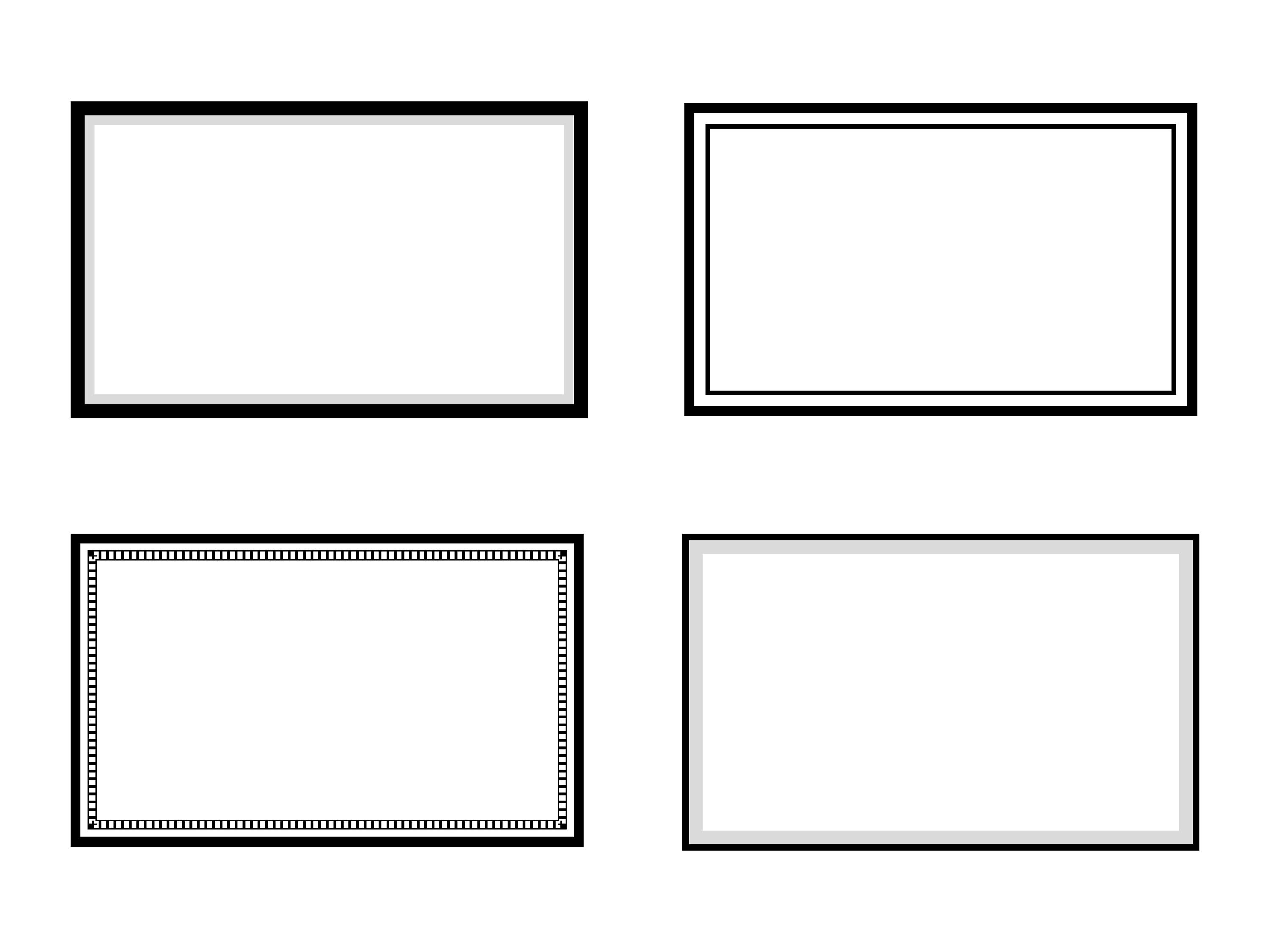 Frames Svg Border Svg Picture Frame Svg Photo Frame Etsy Canada