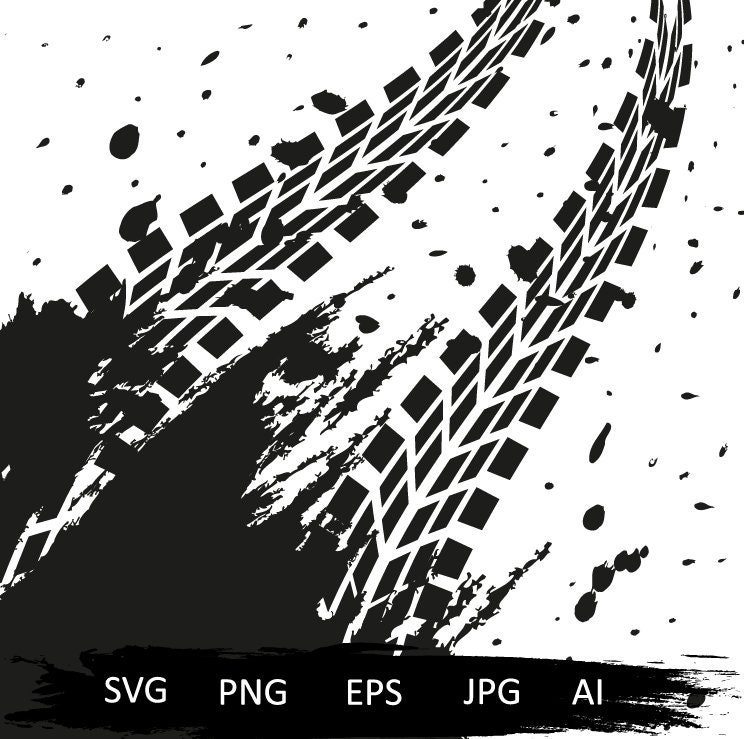 Mud Tire Tread Pattern