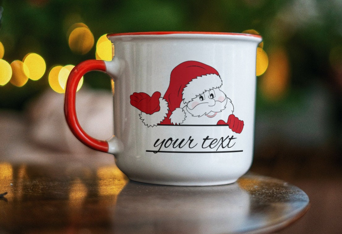 Santa Split Svg Santa Claus Svg, Santa Claus Face Svg, Santa Name Svg,santa Frame Svg ...
