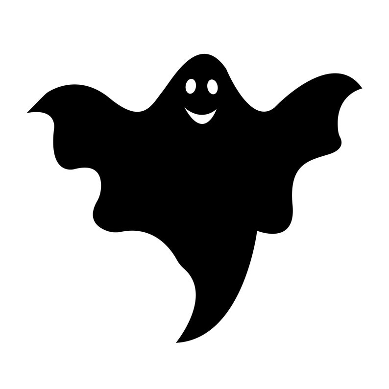 Ghost Svg Halloween Svg Simple Ghost Svg Spooky Svg Cute - Etsy