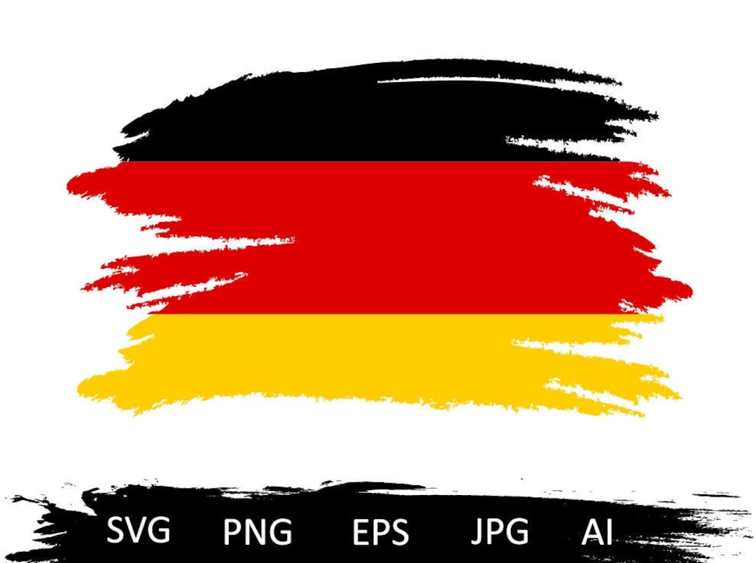 German Flag Svg, German Flag Shirt, Distressed Flag Svg,germany Flag