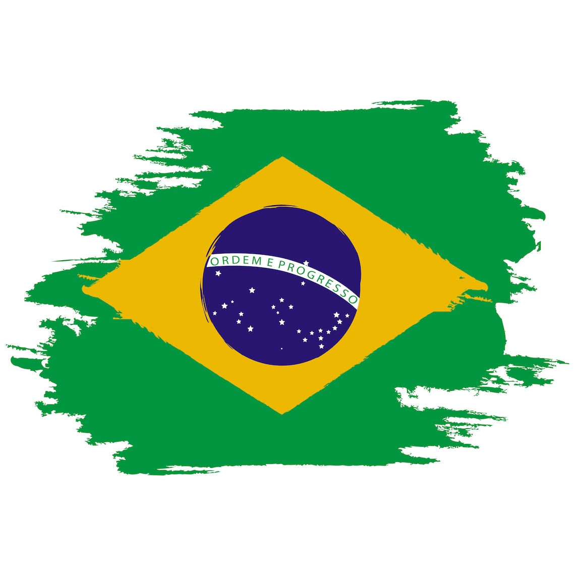Brazil Flag Svg Brazil Flag Shirt Distressed Flag Svg Etsy